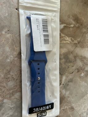Amazon Blue Silicone Watch Band for 38/40/41mm